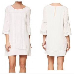 { SANCTUARY } clemence crochet trim shift dress
